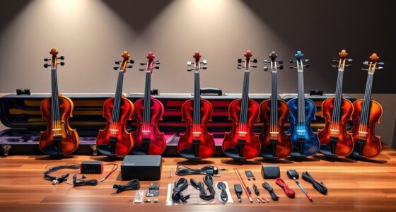top premium beginner electric violins