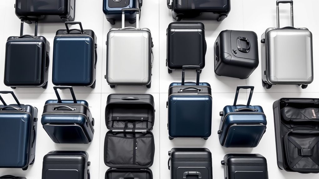 top premium expandable suitcase sets
