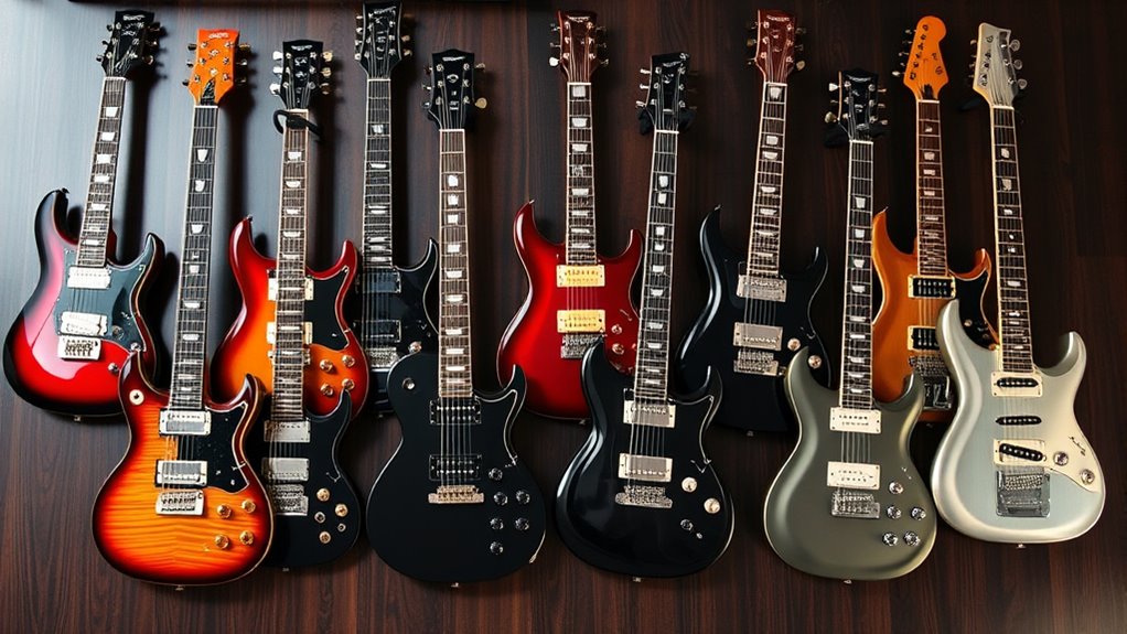 top tier stylish electric guitars