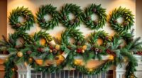 top wreaths garland sets