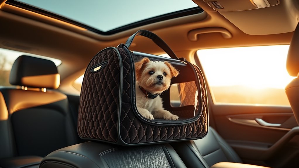travel friendly luxury dog carriers