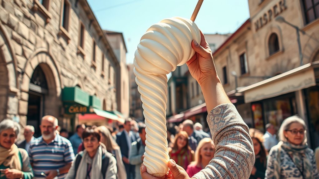 turkish street ice cream