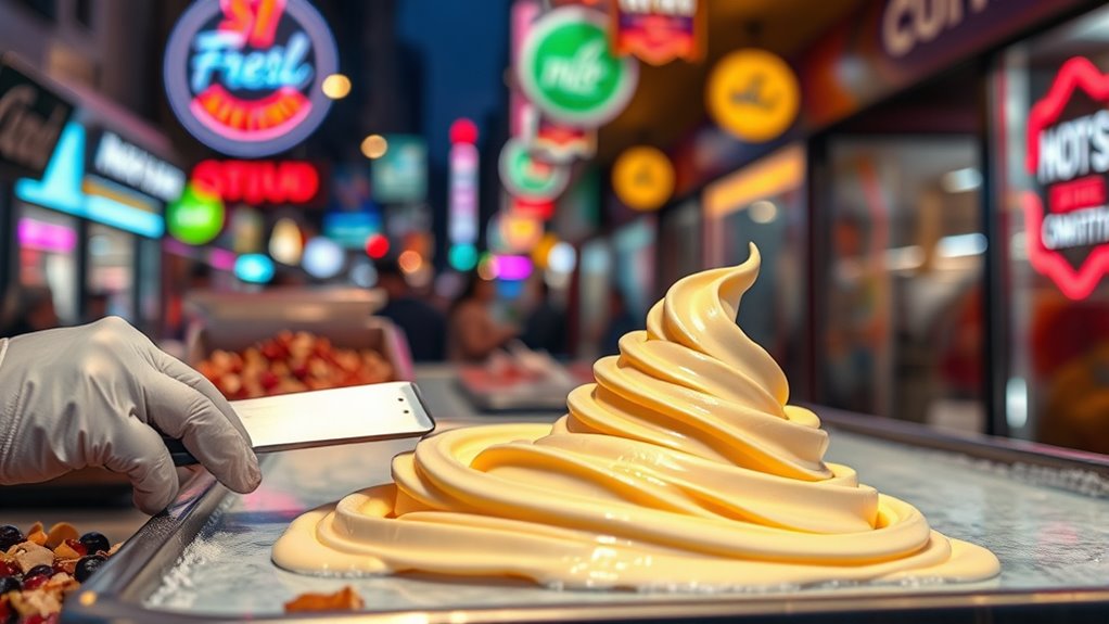 viral thai rolled ice cream