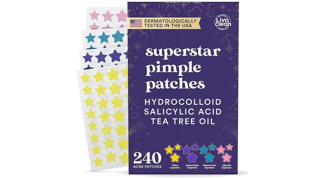 acne patch with tea