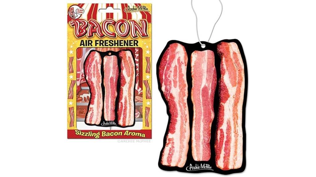 bacon shaped air freshener