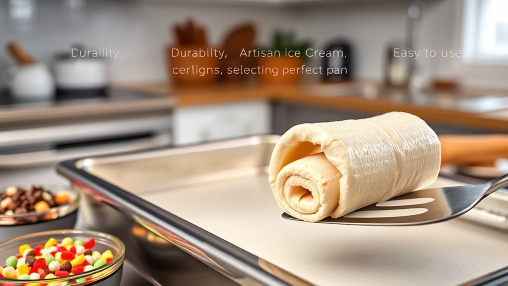 choosing durable versatile ice cream pan