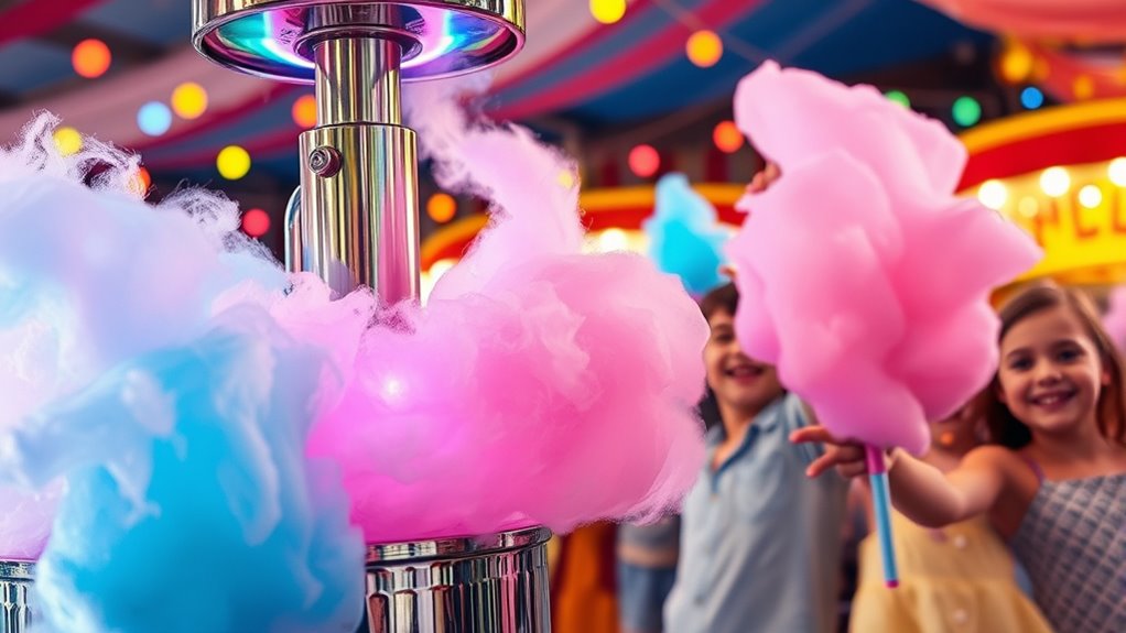 choosing efficient carnival cotton candy machines