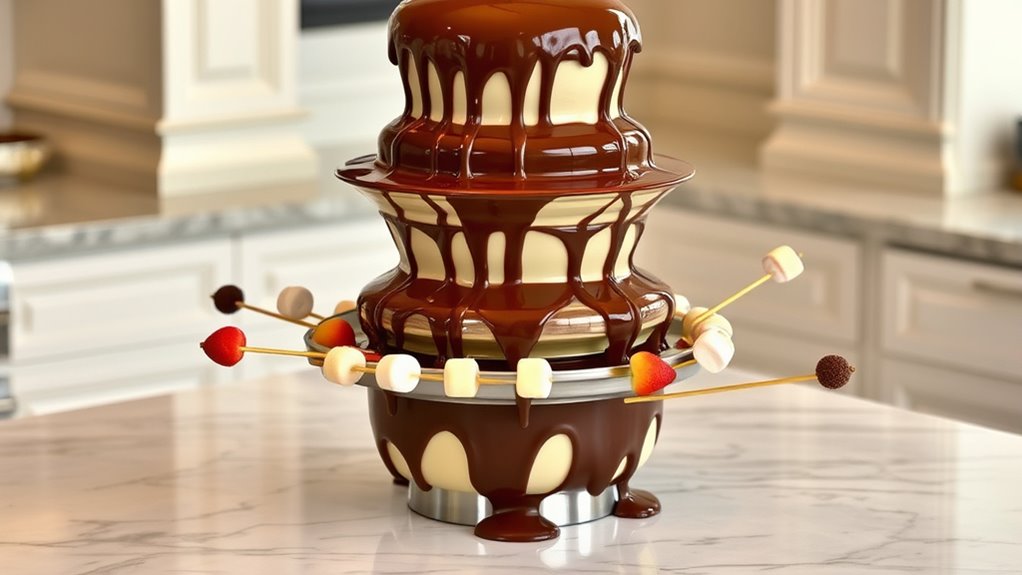 choosing multi tier chocolate fountain