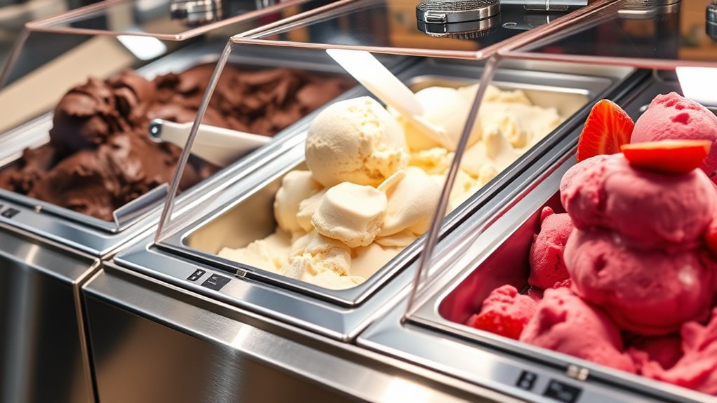 choosing optimal ice cream cabinets