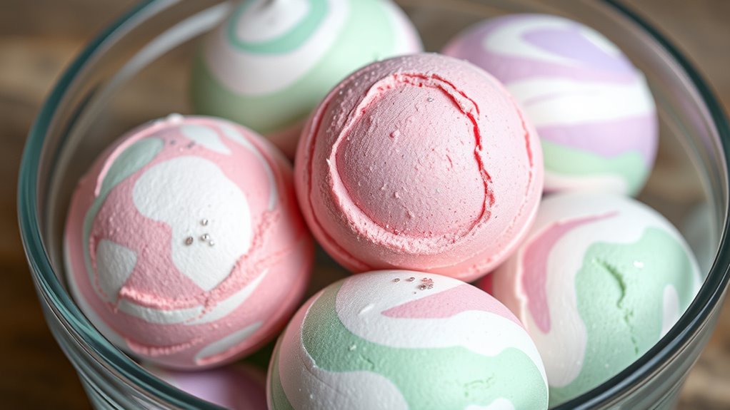 choosing scented safe bath bombs