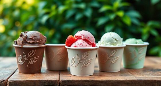 eco friendly compostable ice cream cups