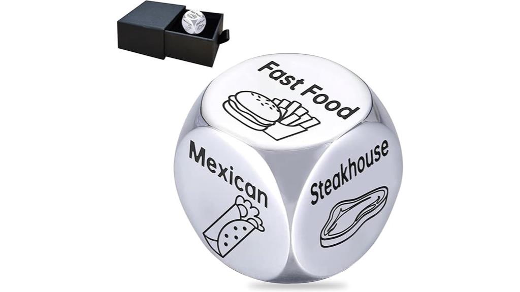 family themed food dice gifts