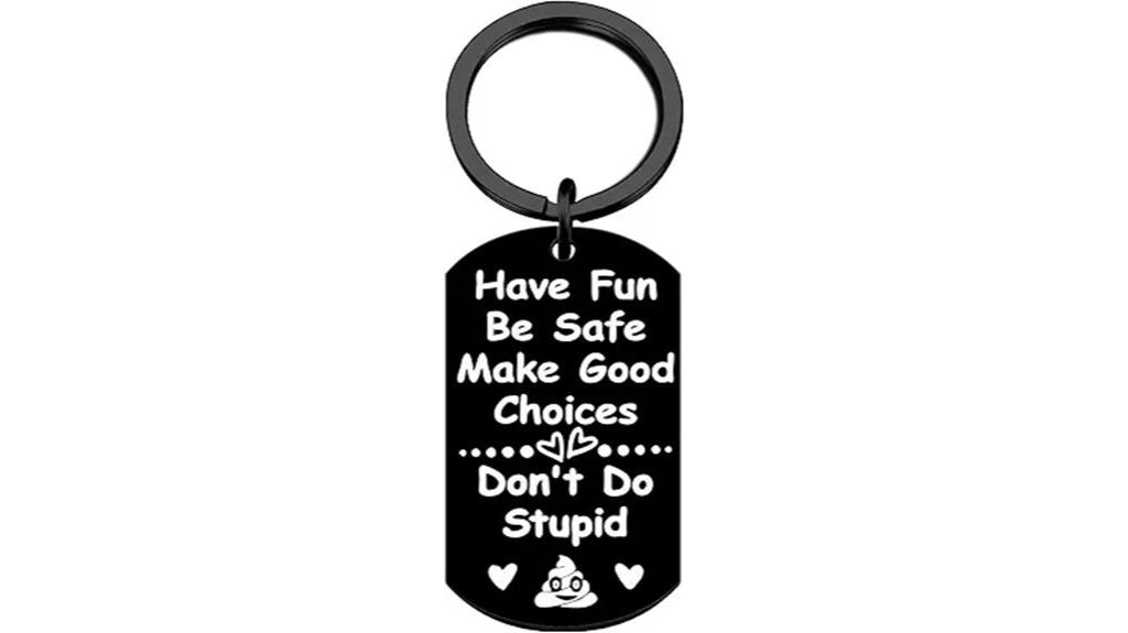 funny christmas keychain