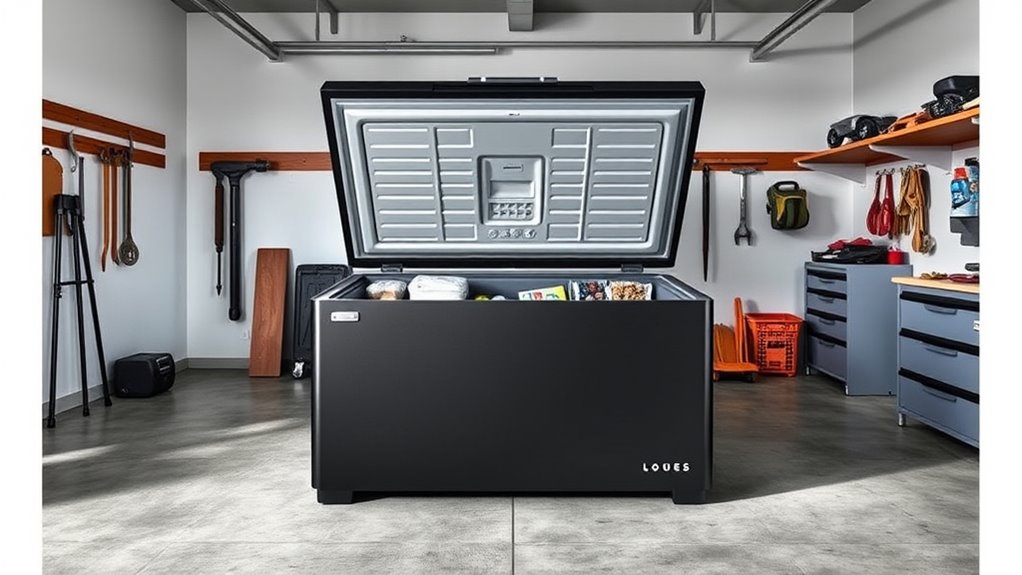 garage freezer selection criteria