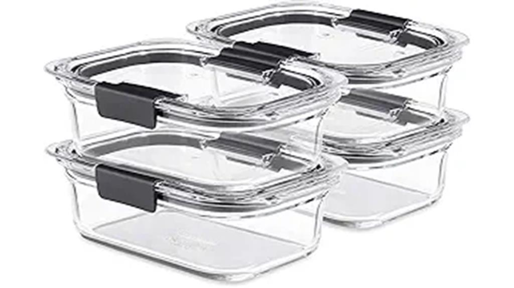 glass containers four pack