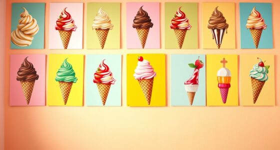 ice cream wall art