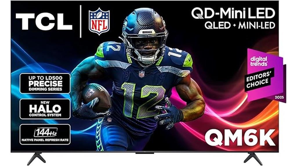 large 75 inch qled tv
