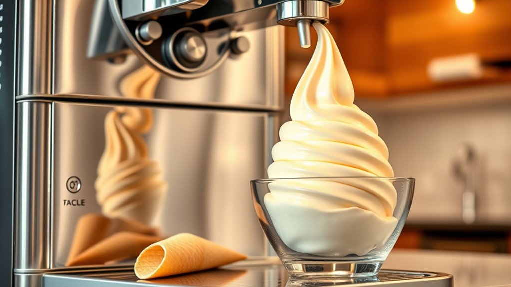 luxury ice cream machine features