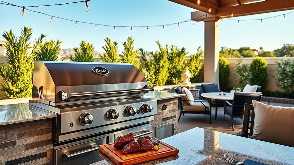 luxury outdoor grill options