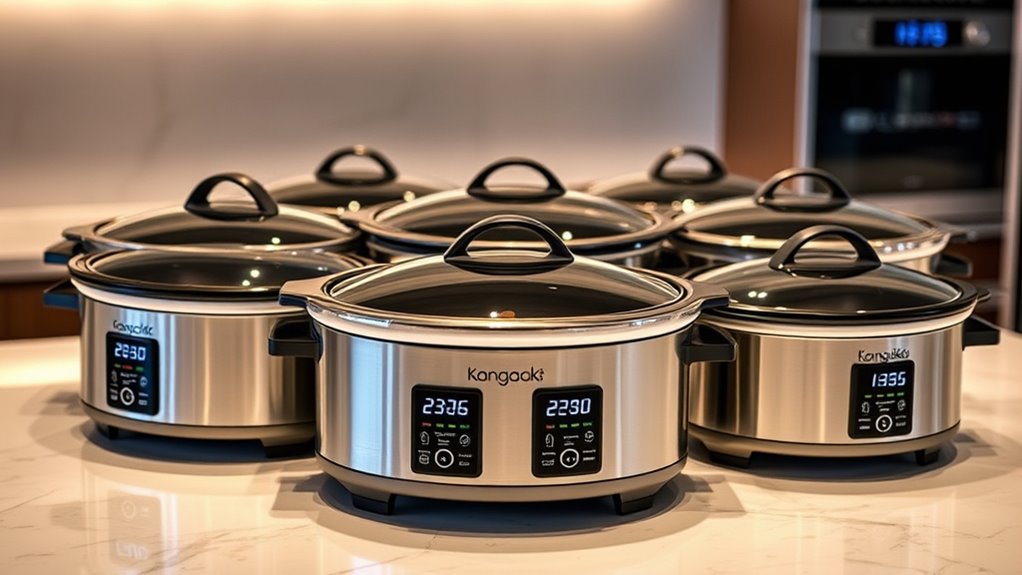 luxury slow cooker timers