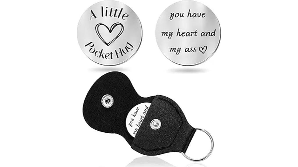men s pocket hug keychain