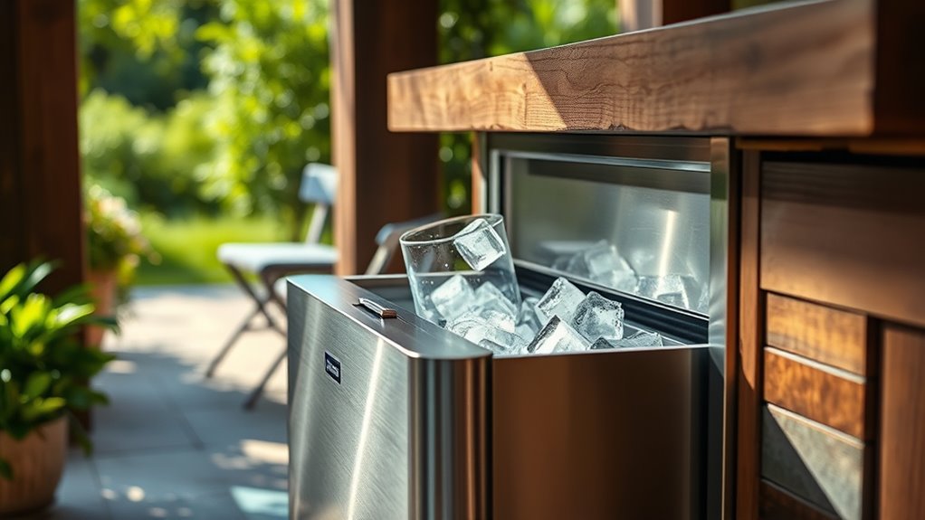 outdoor ice maker considerations