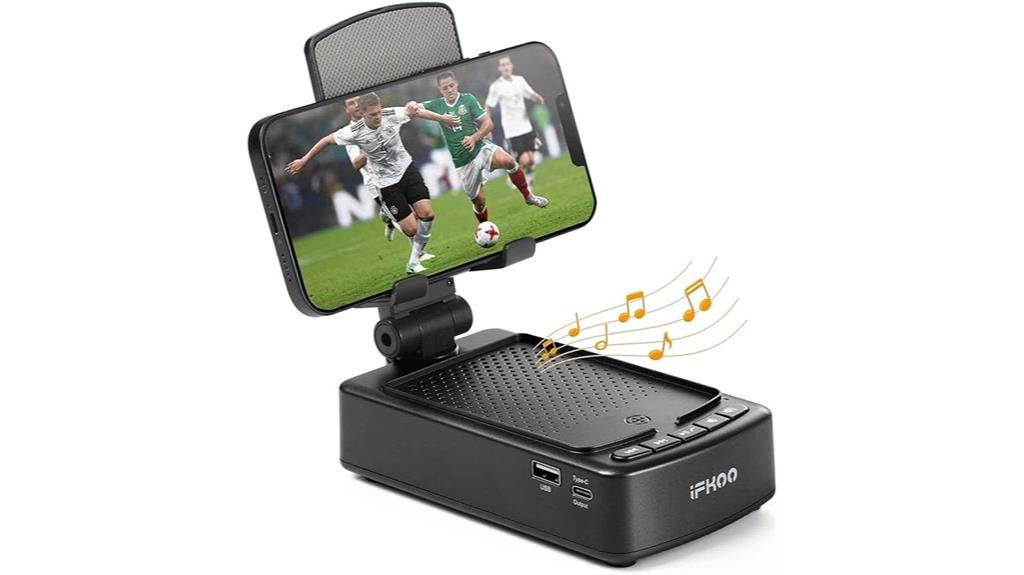 phone stand bluetooth speaker