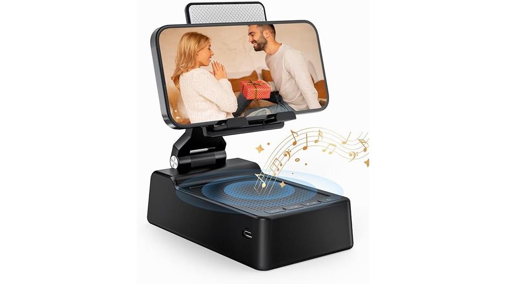 phone stand with bluetooth