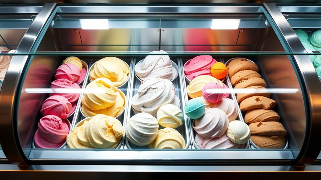 premium glass lid freezers