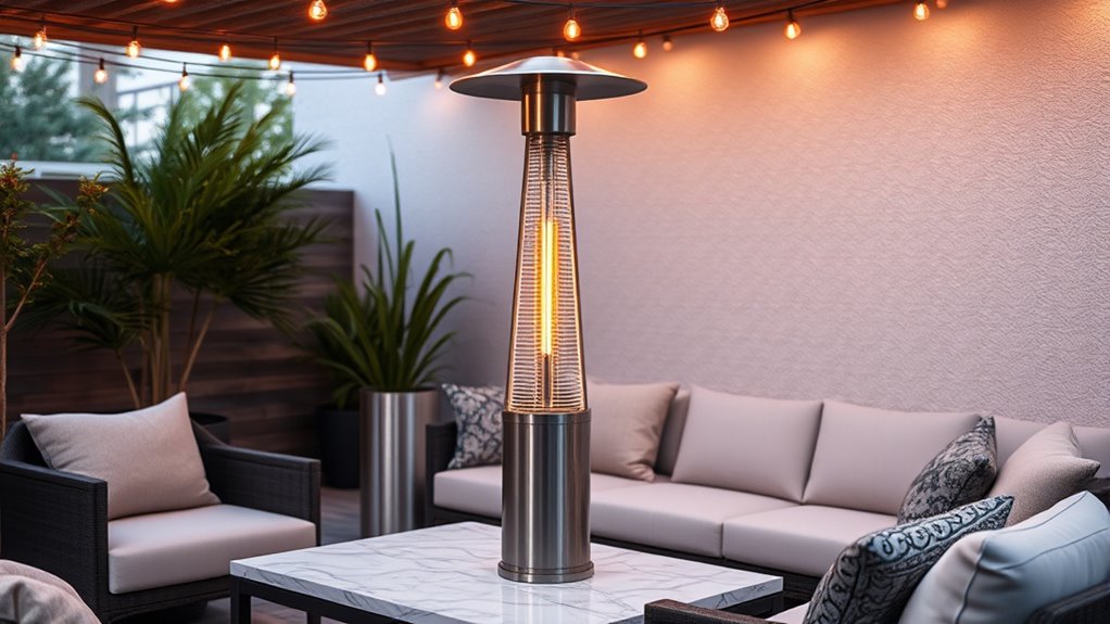 premium outdoor heating features