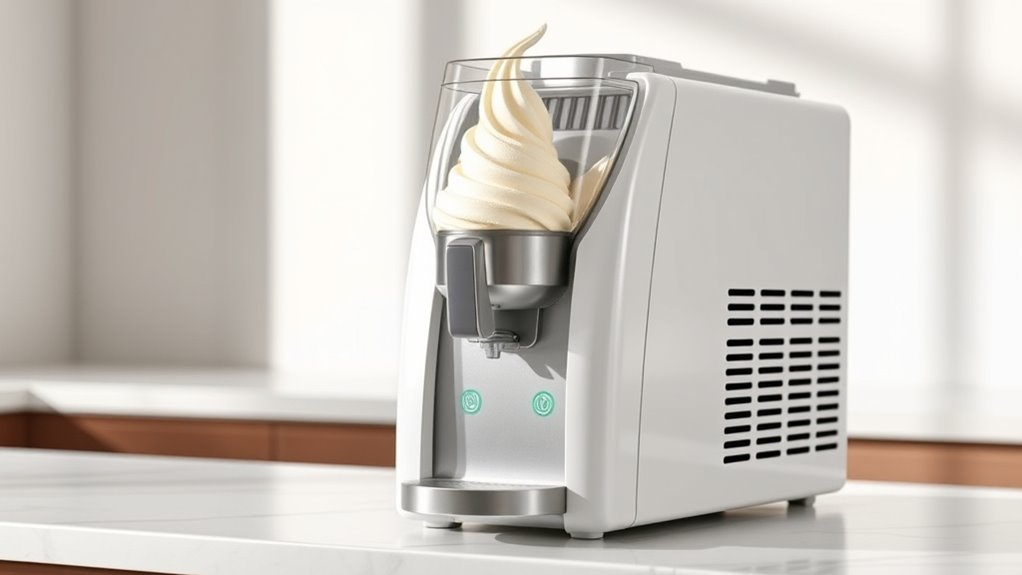 self cleaning ice cream maker