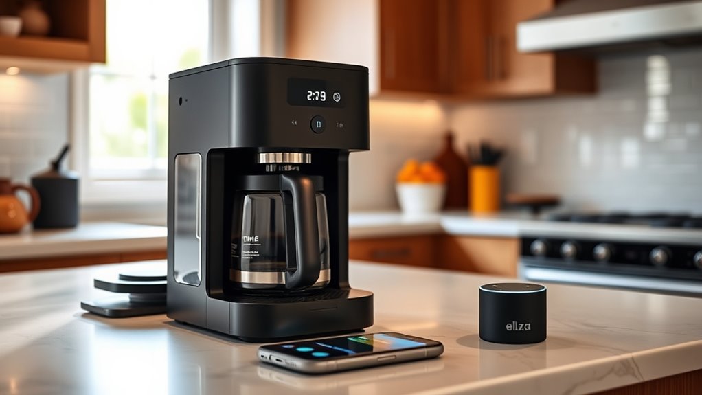 smart alexa compatible coffee makers