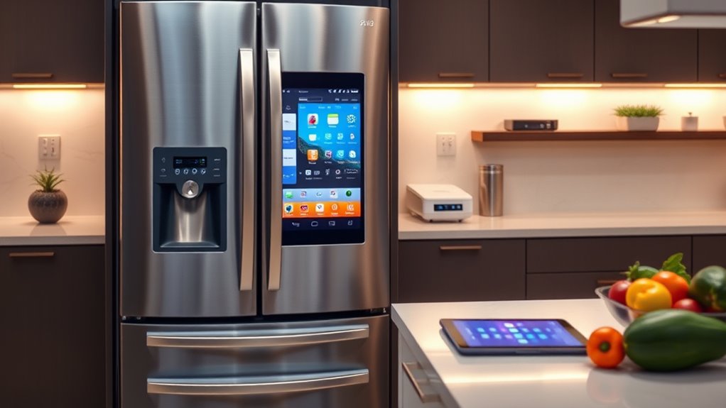 smart fridge features and specs