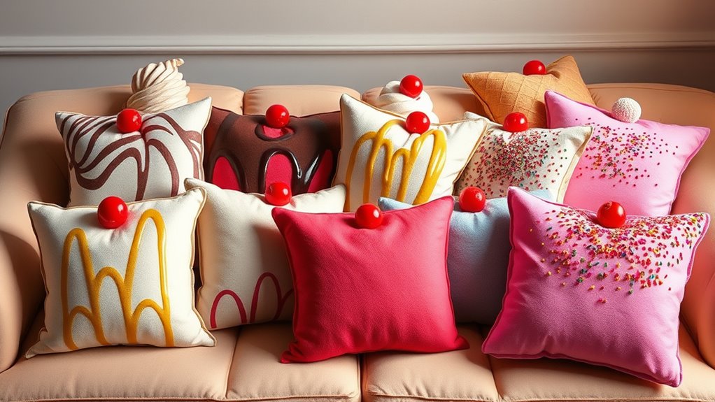 sweet ice cream pillow collection
