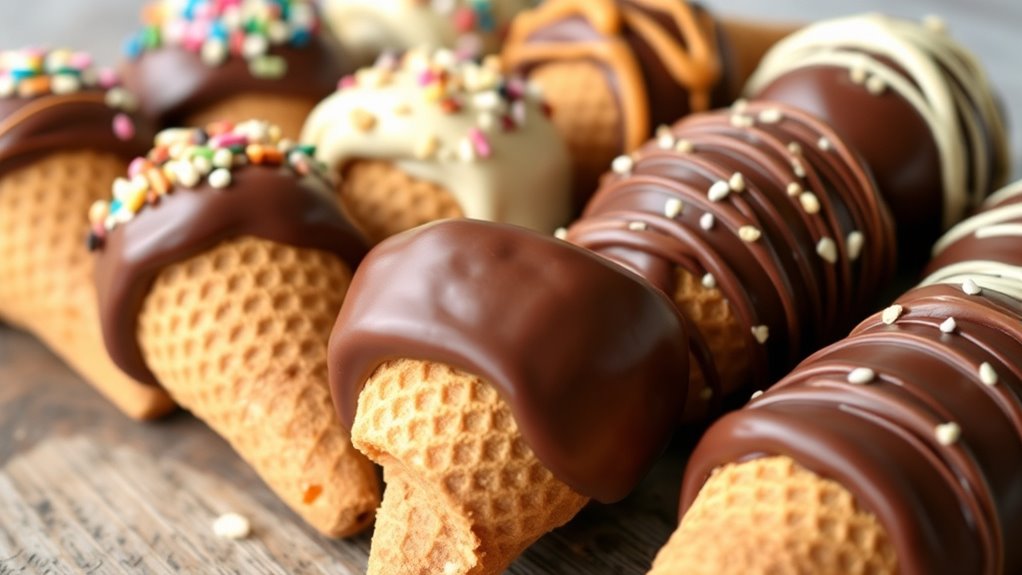 top 15 chocolate cone treats