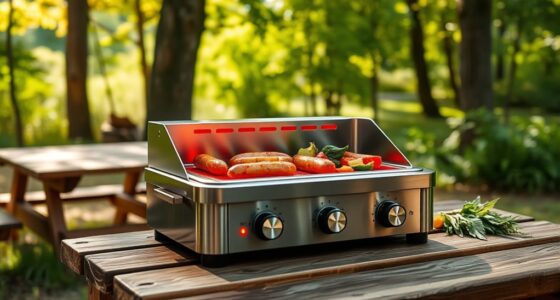 top camping table grills