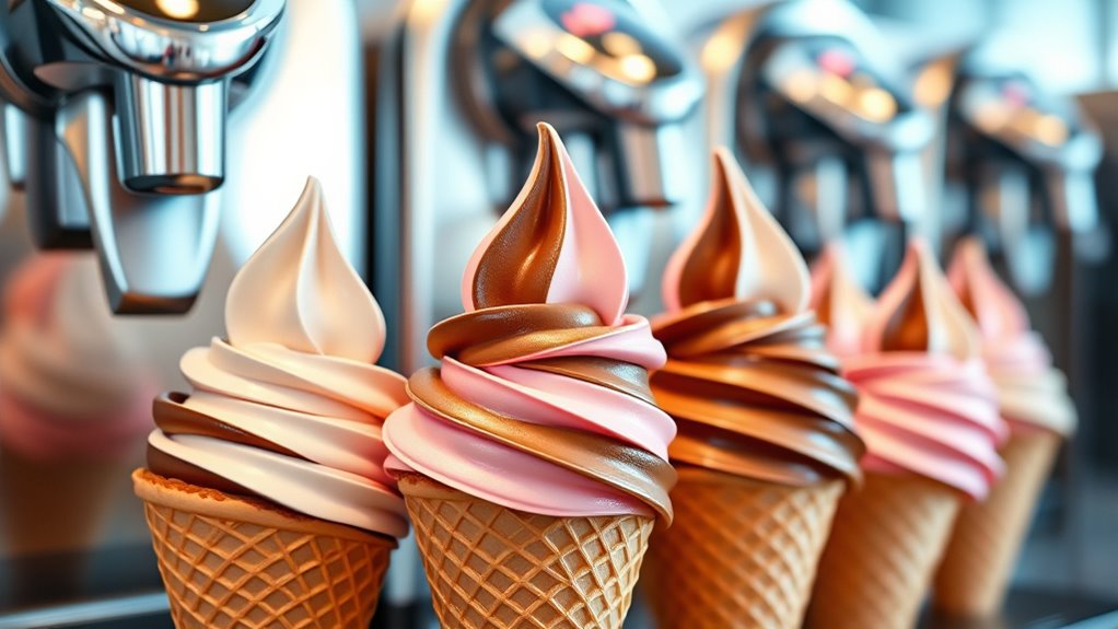 top dual flavor soft serve