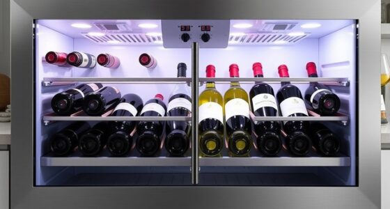 top dual zone wine coolers