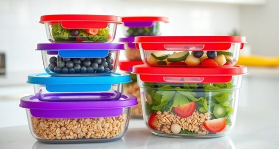 top glass meal containers
