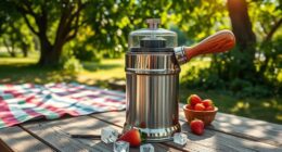 top hand crank ice cream makers