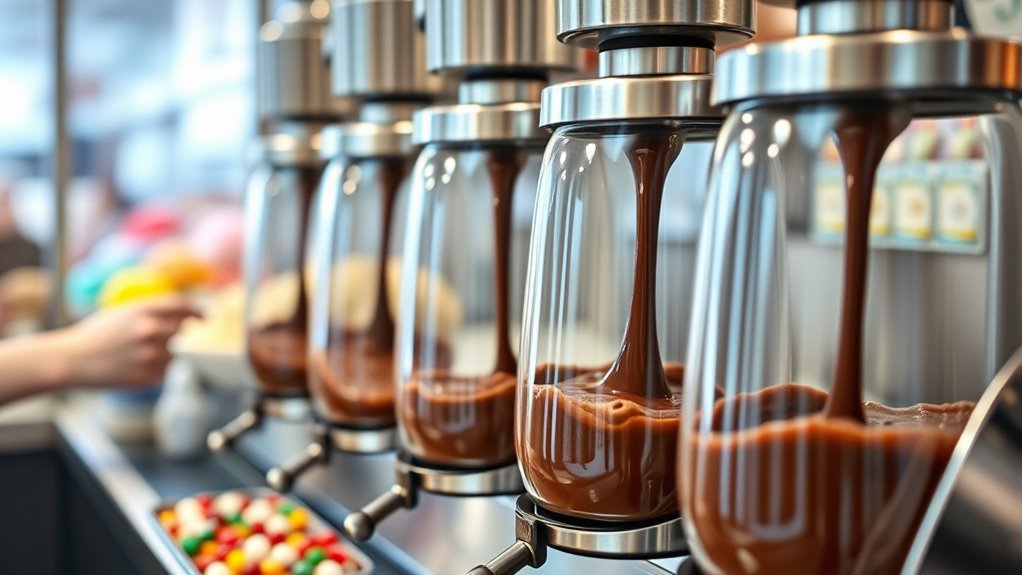 top hot fudge dispensers