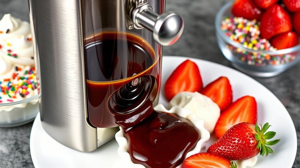 top hot fudge dispensers