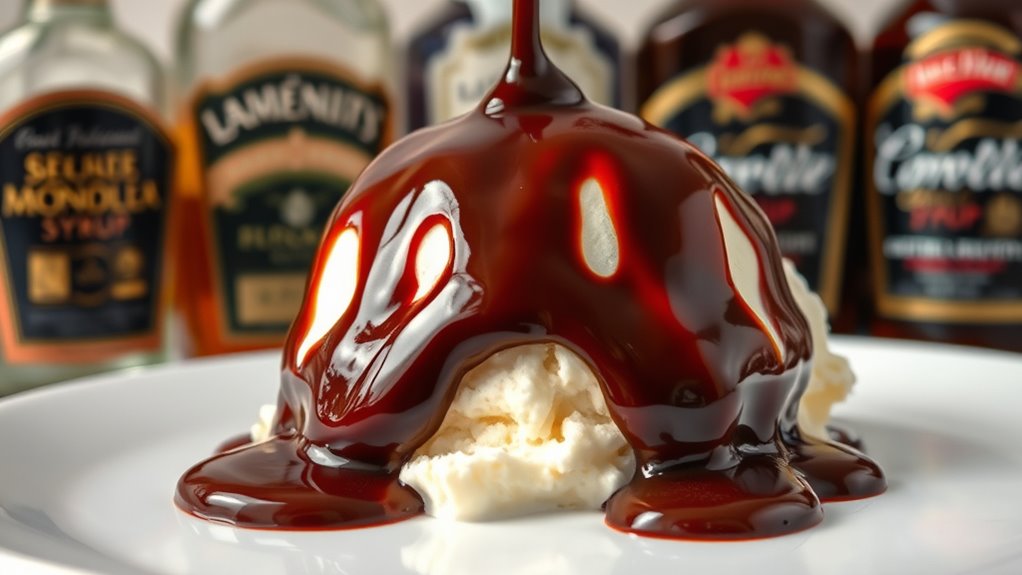 top ice cream chocolate syrups
