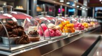 top ice cream display cabinets