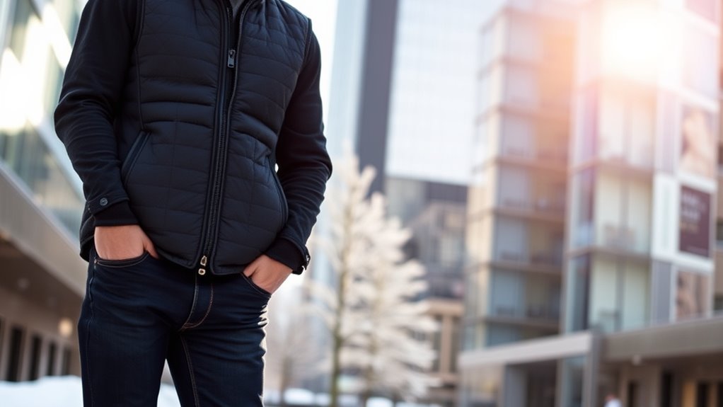 top men s heated winter vests