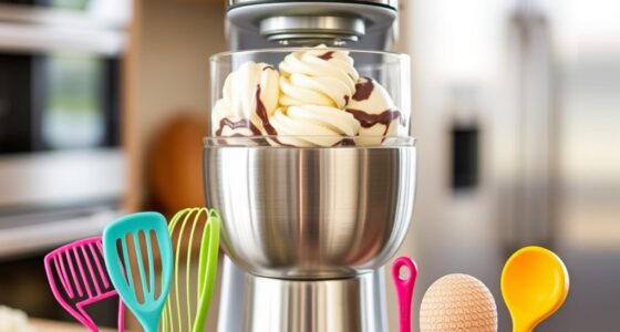 top mixer ice cream attachments