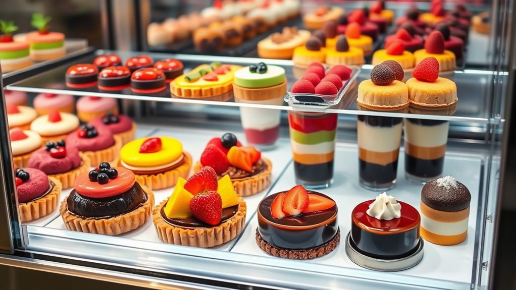 top refrigerated dessert displays