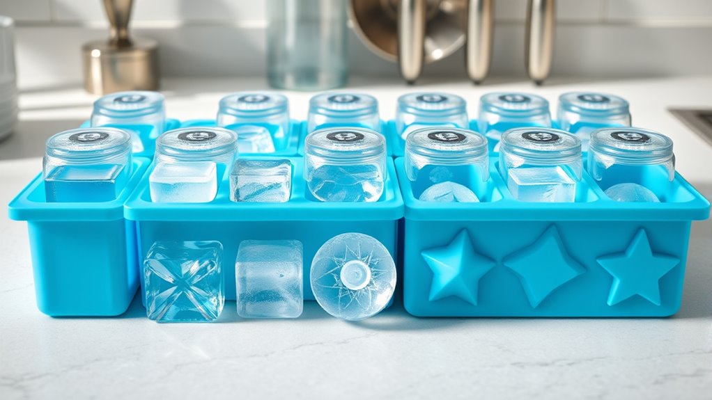 top silicone ice trays
