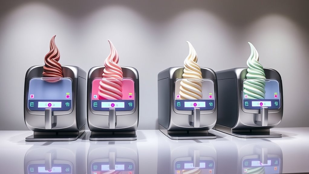 top soft serve yogurt machines