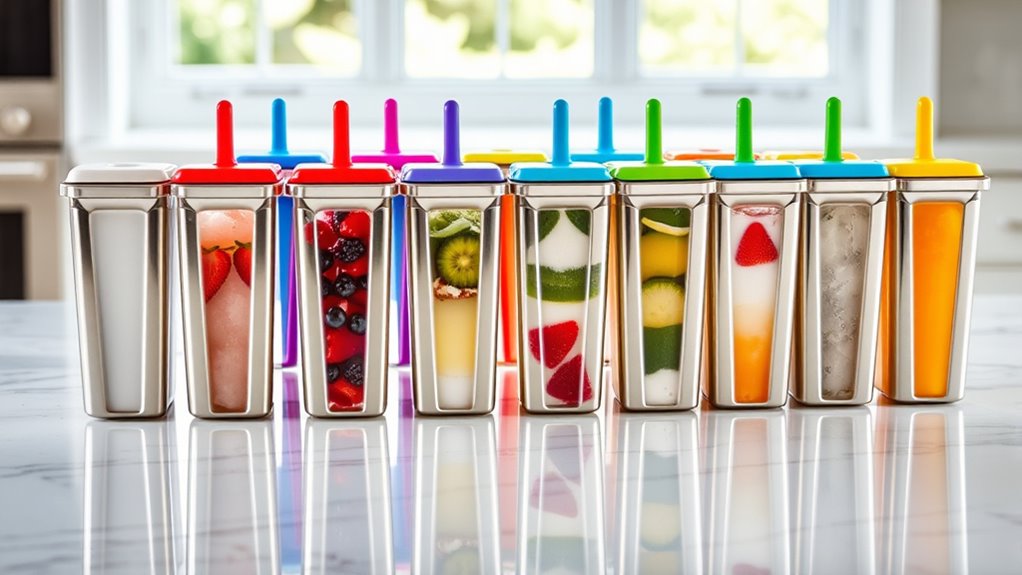 top stainless steel ice pop molds